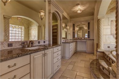 grand master bathroom of a Colorado luxury property